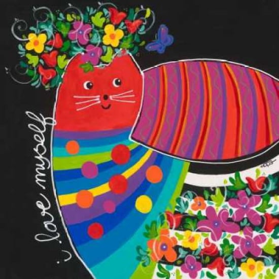 I love myself Canvas Art - Yvonne Hope (24 x 24)