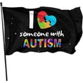 thumbnail image 1 of I love someone with autism Flag for outside Garden Flag Farmhouse Yard Indoor/Outdoor, 1 of 5