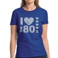 thumbnail image 1 of I love the 80's Gray Shirt for Women - S M L XL 2XL 3XL Retro Costume 80s Graphic Tee - T-Shirt 80s Party Tee Gift, 1 of 2