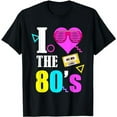 thumbnail image 1 of I love the 80's slogan - 80s retro motto T-Shirt, 1 of 5
