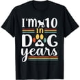 thumbnail image 1 of I'm 10 In Dog Years Funny 70th Birthday 70 Years Old T-Shirt, 1 of 3