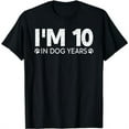 thumbnail image 1 of I'm 10 In Dog Years Funny 70th Birthday 70 Years Old T-Shirt, 1 of 5