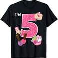 thumbnail image 1 of I'm 5 Spa Party Birthday Girl Nail Polish Makeup Birthday T-Shirt, 1 of 4