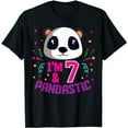 thumbnail image 1 of I'm 7 & Pandastic Birthday Party Panda Bday Celebration T-Shirt, 1 of 5