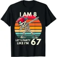 thumbnail image 1 of I'm 8 Year Old 8th Birthday 67 Party Like I'm 6 7 Boy Kids T-Shirt, 1 of 8