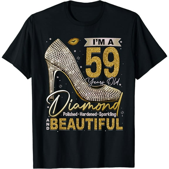 I'm A 59 Years Old Diamond, 59 and Fabulous 59th Birthday T-Shirt