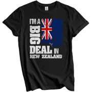 Im A Big Deal In New Zealand Funny Kiwi Flag T-Shirt