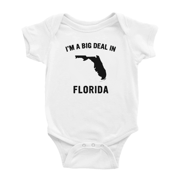 I'm A Big Deal in Florida Funny Baby Rompers Boy Girl Unisex