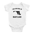 thumbnail image 1 of I'm A Big Deal in Maryland Cute Baby Boy Girl Clothes Bodysuits, 1 of 5