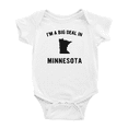 thumbnail image 1 of I'm A Big Deal in Minnesota Cute Baby Romper Boy Girl Unisex, 1 of 5