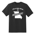 thumbnail image 1 of I'm A Big Deal in Missouri Funny Men or Women Graphic Missouri Map Tee Mens Graphic T Shirts Black,XL, 1 of 1