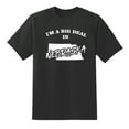 thumbnail image 1 of I'm A Big Deal in Nebraska Funny Men or Women Graphic Nebraska Map Tee Mens Graphic T Shirts Black,L, 1 of 1