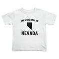 thumbnail image 1 of I'm A Big Deal in Nevada Cute Toddler T Shirts for Boys Girls (White, Youth L), 1 of 5