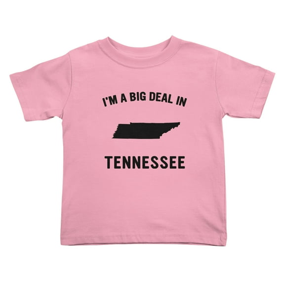 I'm A Big Deal in Tennessee Cute Toddler T Shirts for Boys Girls (Pink, Youth XL)