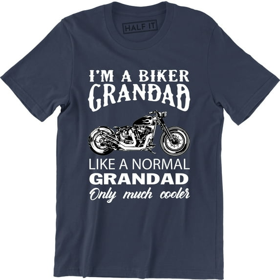 I'm A Bikerider Grandad Like A Normal Grandad Only Much Cooler Men's T-Shirt