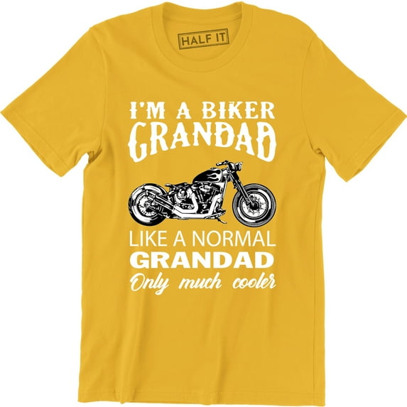 I'm A Bikerider Grandad Like A Normal Grandad Only Much Cooler Men's T-Shirt