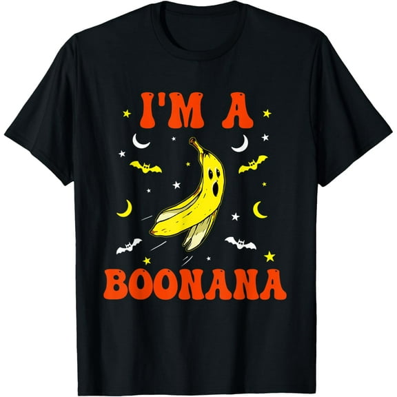 I'm A Boonana Banana Ghost Funny Scary Cute Halloween T-Shirt