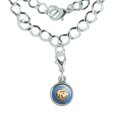 thumbnail image 1 of I'm A Cinnamon Roll Kawaii Silver Plated Bracelet with Antiqued Charm, 1 of 4