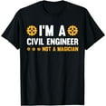 thumbnail image 1 of I'm A Civil Engineer Not A Magician T-Shirt, 1 of 4