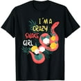 thumbnail image 1 of I´m A Crazy Snake Girl Funny Snakes Lover T-Shirt Black Small, 1 of 4