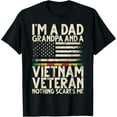 thumbnail image 1 of I'm A Dad Grandpa And A Vietnam Veteran Nothing Scares Me T-Shirt Tee, 1 of 4