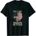 thumbnail image 1 of I'm A Dad Grandpa And Veteran Fathers Day Papa Grandpa T-Shirt 8500001, 1 of 3