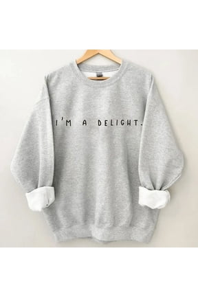 I'm A Delight Embroidered Sweatshirt