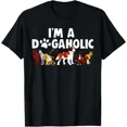 thumbnail image 1 of I'm A Dogaholic Dog Owner Pet Animals Dogs Lover Graphic T-Shirt for Men Women G, 1 of 2