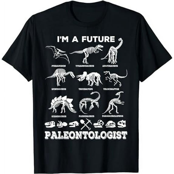 I'm A Future Paleontologist Dinosaur Fossil Design T-Shirt