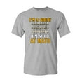 thumbnail image 1 of I'm A Great Engineer I'm Good At Math Funny DT Adult T-Shirt Tee, 1 of 2