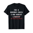thumbnail image 1 of I'm A Grown-Man I Do What My Daughter Wants Fathers Day Dad T-Shirt, 1 of 7