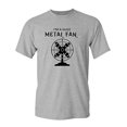 thumbnail image 1 of I'm A Huge Metal Fan Sarcastic Humor Graphic Novelty Funny Tall T Shirt, 1 of 1