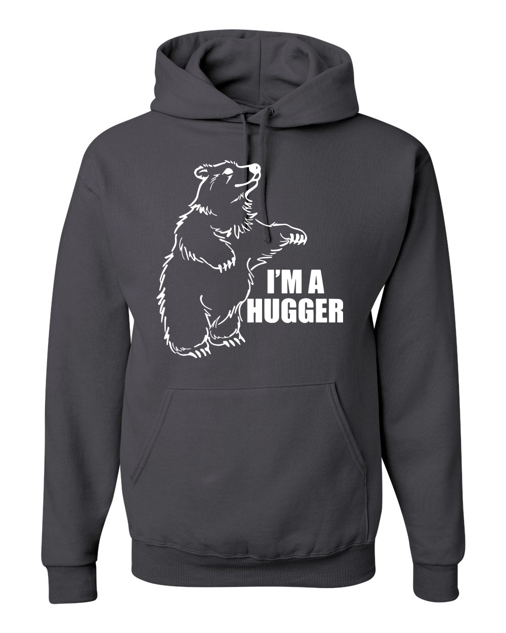 I'm A Hugger Funny Big Bear Hug Humor Unisex Graphic Hoodie
