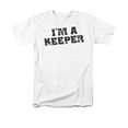thumbnail image 1 of I'm A Keeper Distressed Text Funny Saying Adult T-Shirt, 1 of 1