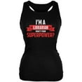 thumbnail image 1 of I'm A Librarian What's Your Superpower Black Juniors Soft Tank Top - 2X-Large, 1 of 1