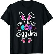 CORATO I'm A Little Eggstra Easter Day Shirt Funny Egg Easter Day T-Shirt