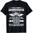 thumbnail image 1 of I'm A Lucky Granddaughter I Have A Grandpa Funny Family T-Shirt, 1 of 4
