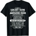 thumbnail image 1 of I'm A Lucky Son Of Awesome Mom She Was Born In October T-Shirt, 1 of 3
