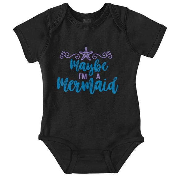 I'm A Mermaid Cute Daughter Beach Day Bodysuit Jumper Girls Infant Baby Brisco Brands 24M