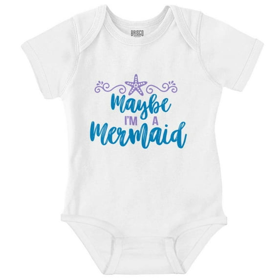 I'm A Mermaid Cute Daughter Beach Day Bodysuit Jumper Girls Infant Baby Brisco Brands 6M