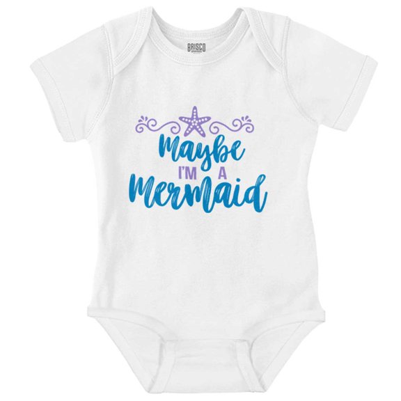 I'm A Mermaid Cute Daughter Beach Day Bodysuit Jumper Girls Infant Baby Brisco Brands NB