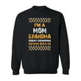 thumbnail image 1 of I'm A Mom Grandma Great-grandma Sweatshirt Women -Image by Shutterstock, Female 4X-Large, 1 of 4