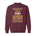 thumbnail image 1 of I'm A Mom Grandma Great-grandma Sweatshirt Women -Image by Shutterstock, Female 4X-Large, 1 of 4