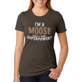 thumbnail image 1 of I'm A Moose What's Your Superpower Juniors Soft Heather T Shirt Heather Brown SM, 1 of 1