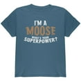 thumbnail image 1 of I'm A Moose What's Your Superpower Youth T Shirt Indigo Blue YXL, 1 of 1