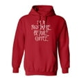 thumbnail image 1 of I'm A Nightmare Before Coffee Adult Hooded Sweatshirt, 1 of 3