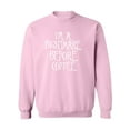 thumbnail image 1 of I'm A Nightmare Before Coffee Crewneck Sweatshirt, 1 of 3