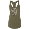 thumbnail image 1 of I'm A Nightmare Before Coffee Racerback Tank, 1 of 3
