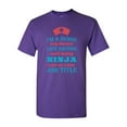 thumbnail image 1 of I'm A Nurse Only Because Life Saving Multi Tasking Ninja Is Not An Actual Job Title Funny DT Adult T-Shirt Tee, 1 of 2
