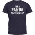 thumbnail image 1 of I'm A Panda What's Your Superpower Navy Adult T-Shirt - 2X-Large, 1 of 1